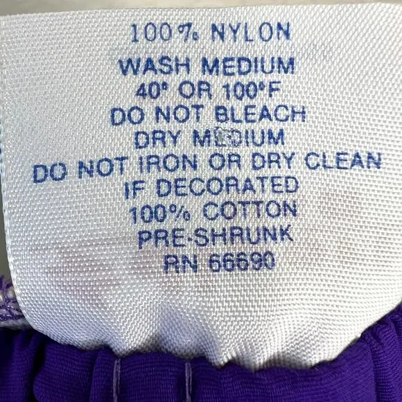 Vintage US Olympic Training Center Athletic Shorts Track Running Purple Large - Picture 6 of 7